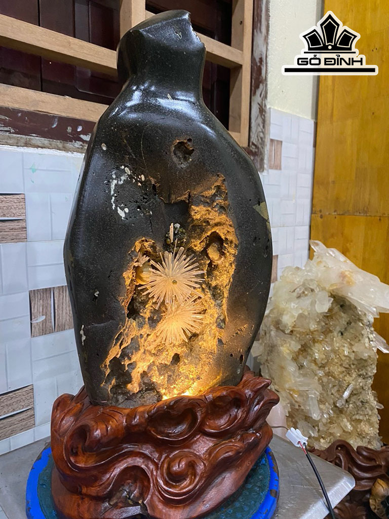 Bông Hoa Ưu Đàm Đá Trầm Tích Cao 50 (cm) 14,7kg