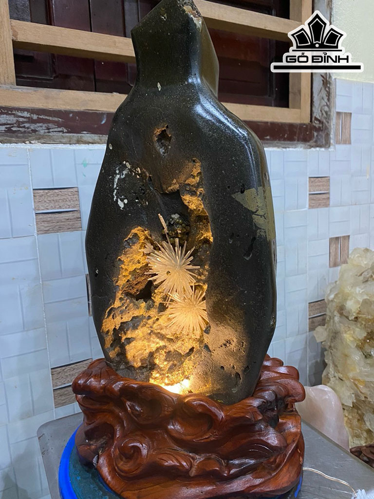 Bông Hoa Ưu Đàm Đá Trầm Tích Cao 50 (cm) 14,7kg