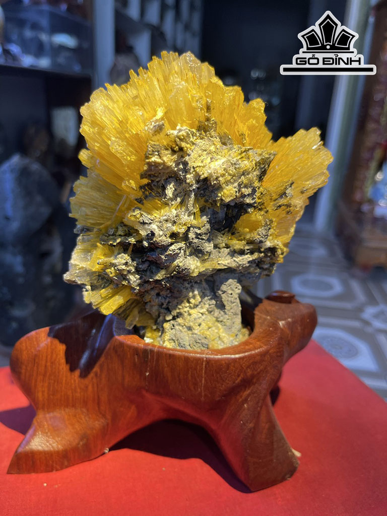 Bông Hoa Ưu Đàm Đá Trầm Tích Cao 20 (cm) 1,7kg