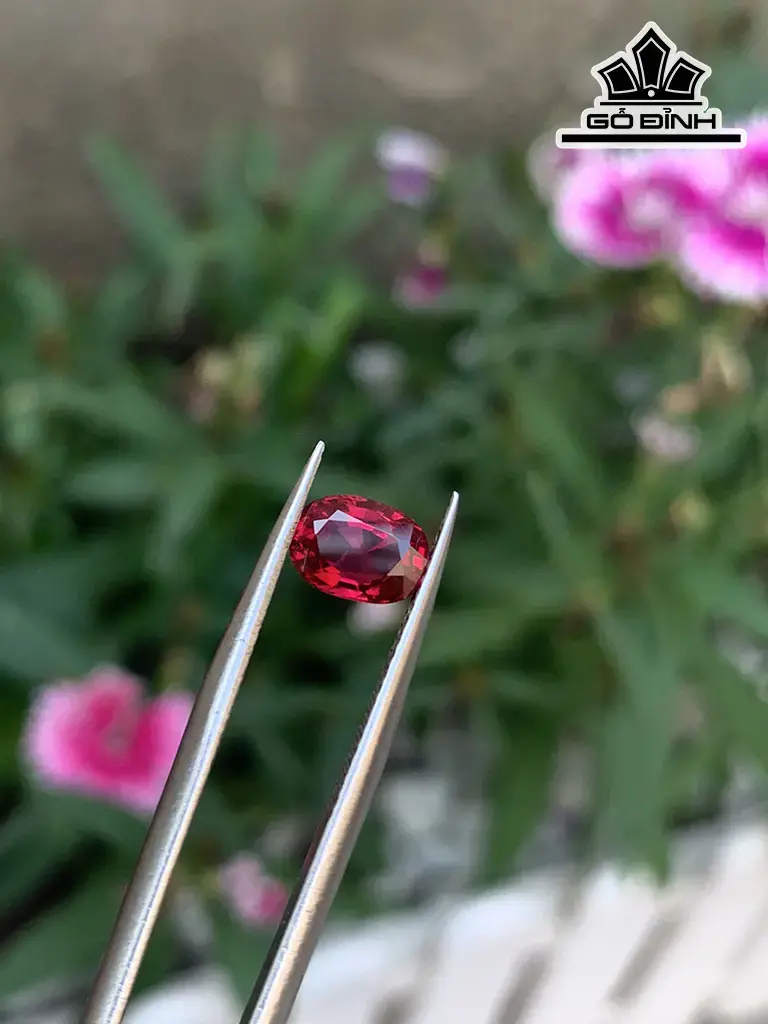 Viên Đá Spinel Đỏ 1,15cts