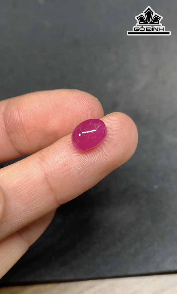 Viên Đá Ruby Hồng Lục Yên 4,1cts
