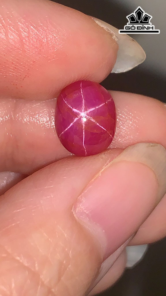 Viên Đá Ruby Sao Yên Bái 4,40cts