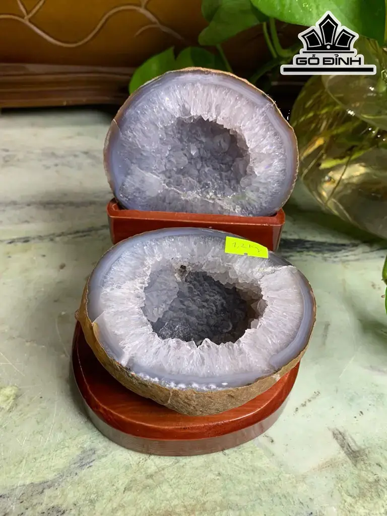 Bát Tụ Bảo Đá Mã Não Cao 13,8 Ngang 12 Sâu 13 (cm) 1,2kg