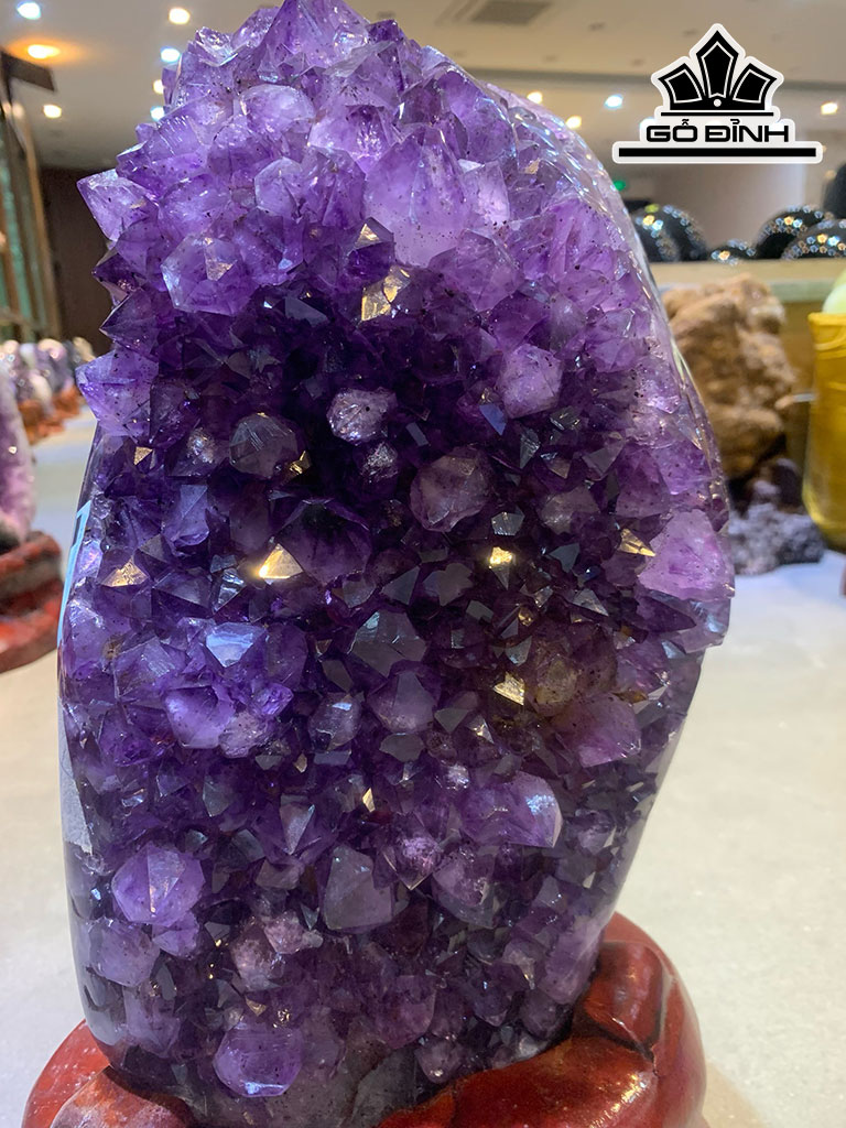 Mầm Tinh Thể Đá Thạch Anh Tím Cao 20 Ngang 30 (cm) 14,45kg