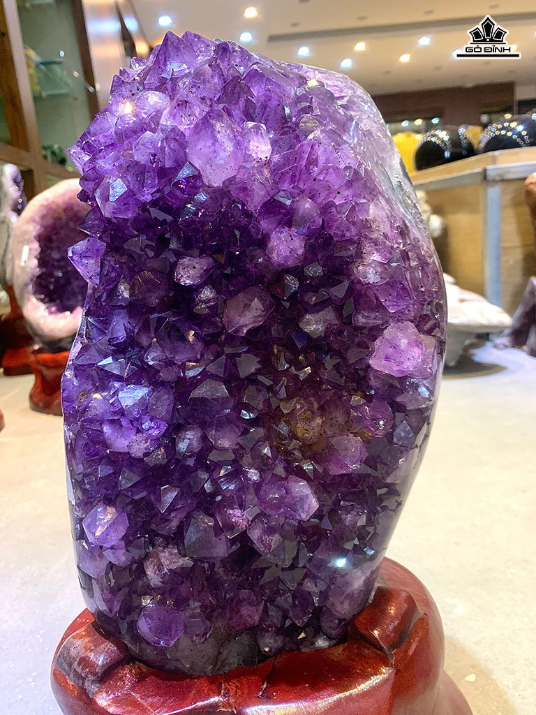 Mầm Tinh Thể Đá Thạch Anh Tím Cao 20 Ngang 30 (cm) 14,45kg