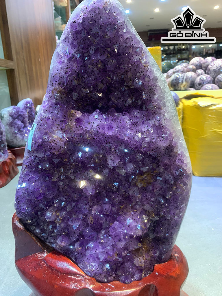 Mầm Tinh Thể Đá Thạch Anh Tím Cao 28 Ngang 40 (cm) 14,75kg