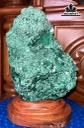 Tác Phẩm Đá Malachite Cao 21 Ngang 12 (cm) 2,4kg