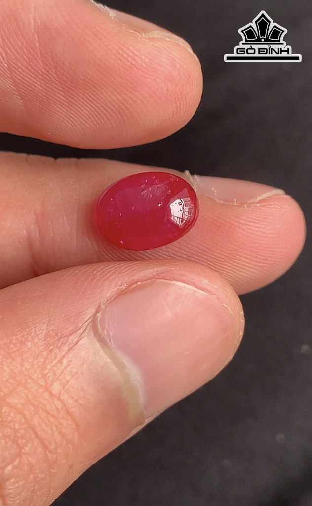 Viên Đá Ruby Lục Yên 4,5cts