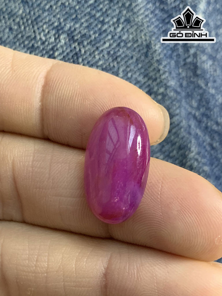 Viên Đá Ruby Cao 7 Ngang 12 Sâu 20 (mm) 18,3cts