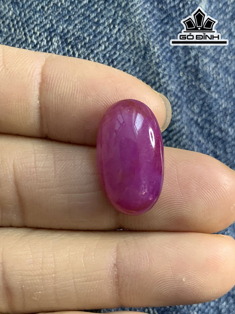 Viên Đá Ruby Cao 7 Ngang 12 Sâu 20 (mm) 18,3cts