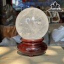 Bi Cầu Đá Thạch Anh Trắng Đường Kính Hạt 13 (cm) 2,85kg