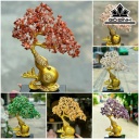 Cây Tài Lộc Thạch Anh Thân Hồ Lô Cao 33 (cm)