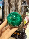 Bi Cầu Đá Khổng Tước (Malachite) Đường Kính Hạt 7 (cm) 717g