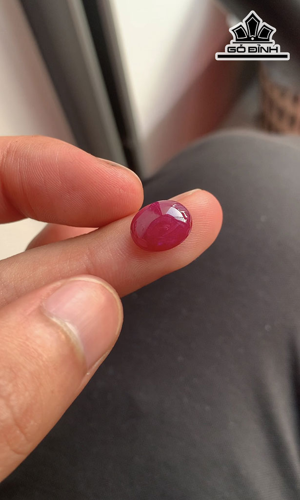 Viên Đá Ruby Yên Bái 5,6cts