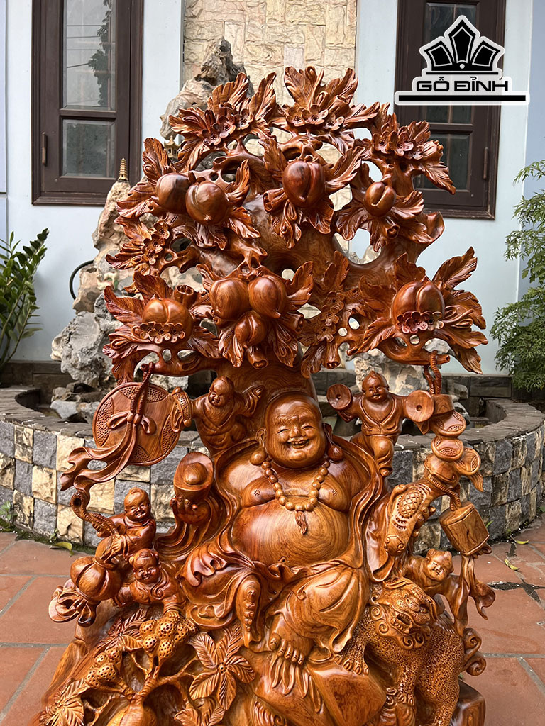 tuong-phat-di-lac-ngu-phuc-tho-dao-go-huong-cao-102-ngang-63-sau-40-cm-432023