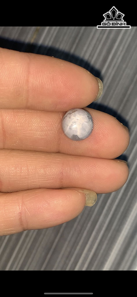 Viên Đá Sapphire Sao Cao 6 Ngang 10 (mm) 6,7cts