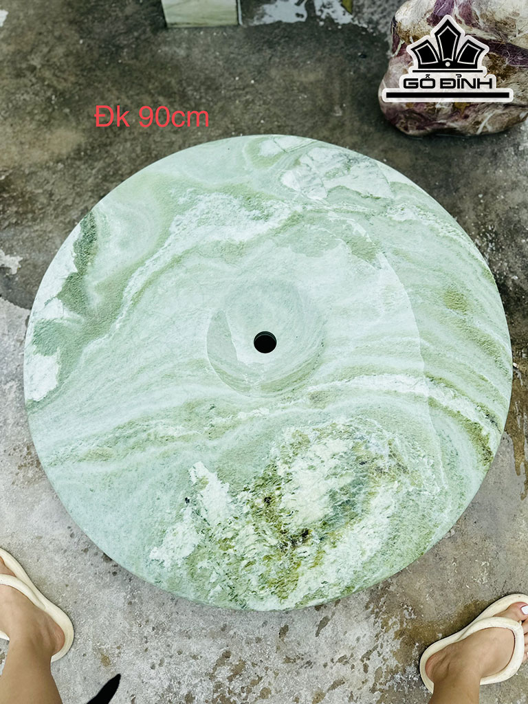 Đồng Điếu Đá Serpentine Đường Kính 90 (cm)