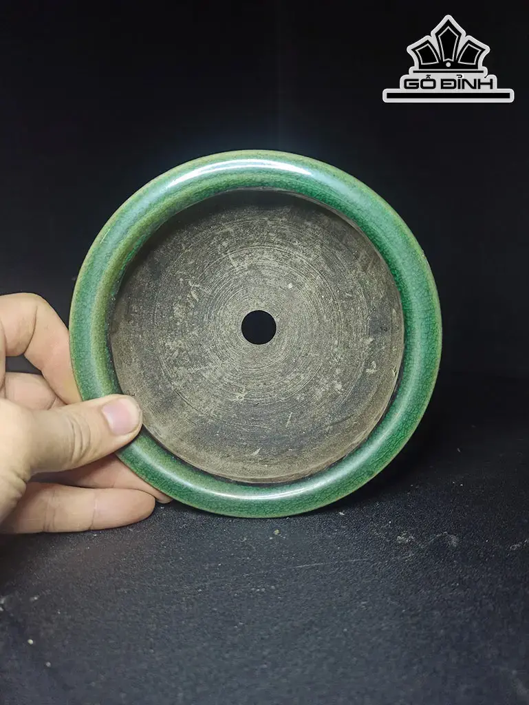 Chậu Hoa Gốm Phật Sơn Cao 9,5 Miệng 14,5 Đường Kính 12 (cm)