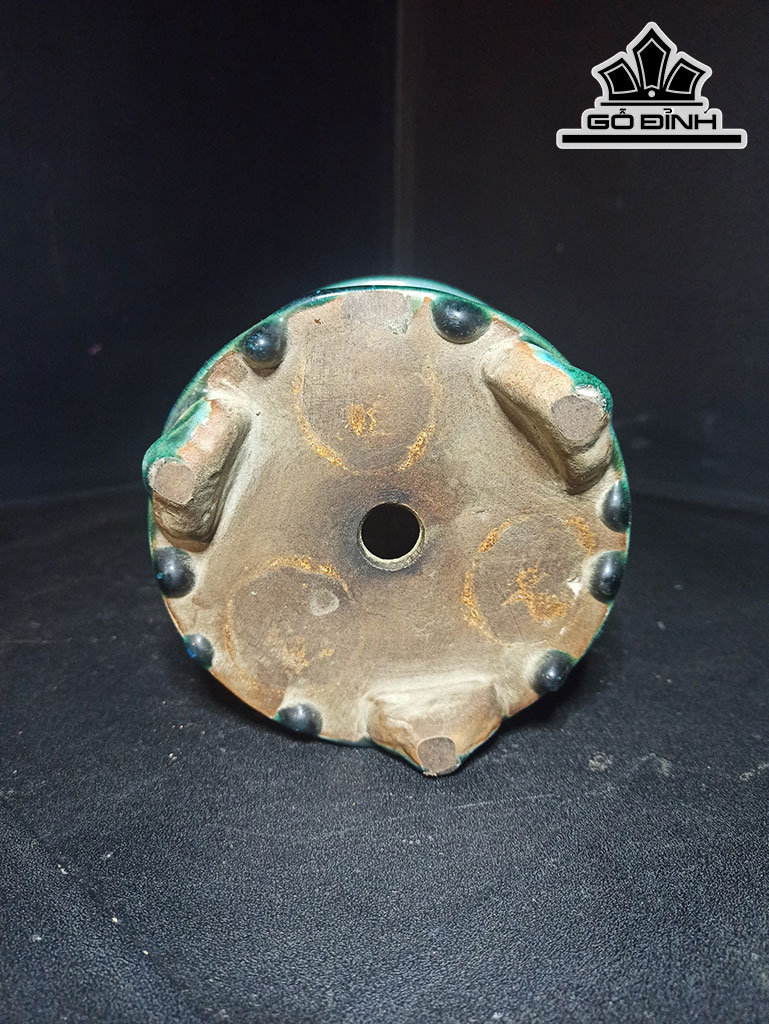 Chậu Hoa Gốm Phật Sơn Cao 10,5 Miệng 13 Đường Kính 10 (cm)