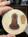 Mặt Dây Chuyền Quan Âm Đá Hổ Phách Cao 49,5 Ngang 31 Sâu 11 (mm) 89g