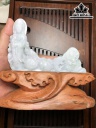 Quan Âm Đá Cẩm Thạch Cao 138 Ngang 130 Sâu 12 (mm) 163g Riêng Đá Cao 90,6 (mm)