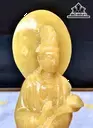 Tôn Tượng Quan Âm Bồ Tát Đá Ngọc Hoàng Long Cao 33 Ngang 9,6 Sâu 7,5 (cm) 1,95kg