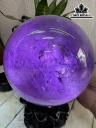 Bi Cầu Đá Thạch Anh Tím Đường Kính Hạt 14 (cm) 3,5kg