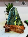 Tác Phẩm Đá Xà Cừ (Labradorite) Cao 23 Ngang 16 (cm) 3,4kg