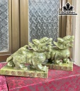 Cặp Tỳ Hưu Đá Serpentine Cao 18 (cm)