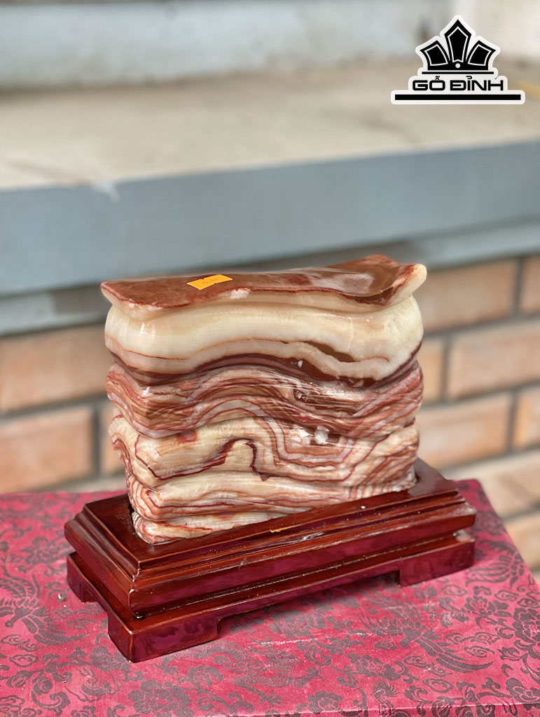 Tác Phẩm Đá Thịt Heo (Canxit) Cao 19 Ngang 23 (cm) 4,31kg