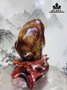 Tác Phẩm Đá Mã Não Đỏ Vàng Cao 30 Ngang 21 (cm) 6,9kg