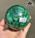 Bi Cầu Đá Malachite Đường Kính Hạt 8 (cm) 1,02kg
