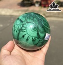 Bi Cầu Đá Malachite Đường Kính Hạt 8 (cm) 1,02kg