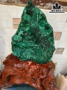 Tác Phẩm Đá Malachite Cao 42 (cm) 12kg Riêng Đá Nặng 8,6kg