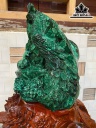 Tác Phẩm Đá Malachite Cao 42 (cm) 12kg Riêng Đá Nặng 8,6kg