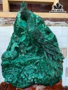 Tác Phẩm Đá Malachite Cao 42 (cm) 12kg Riêng Đá Nặng 8,6kg