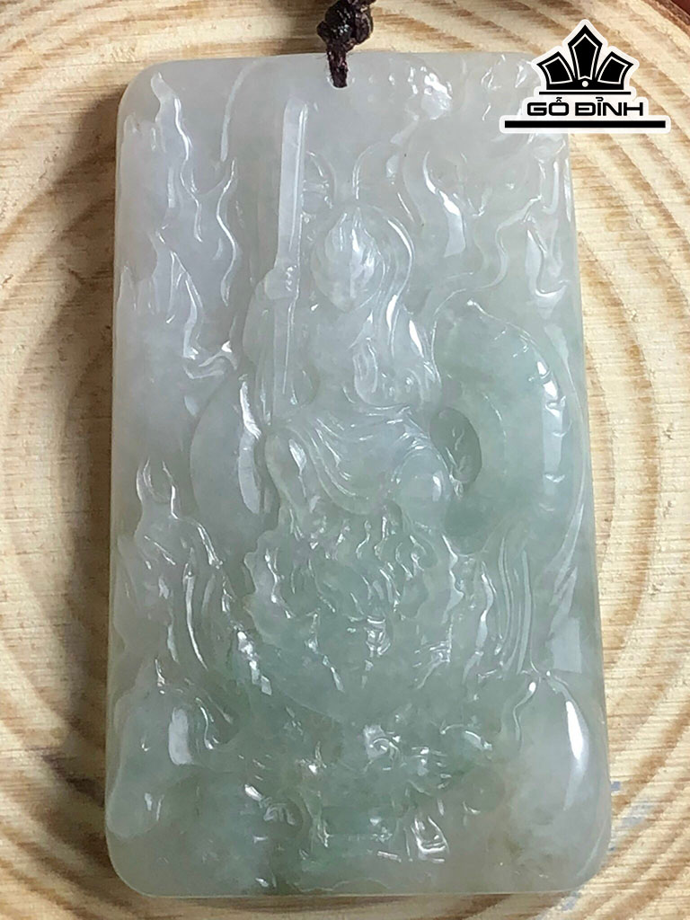 Mặt Dây Chuyền Tề Thiên Đại Thánh Đá Cẩm Thạch Cao 57,7 Ngang 34,8 Sâu 8 (mm) 39g