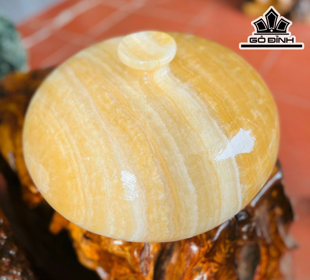 Bình Phú Quý Đá Canxit Đường Kính 32,5 (cm) 25kg