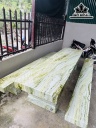 Bộ Bàn Đá Serpentine Bàn Dài 283 Ngang 76 Sâu 12 (cm) Ghế Ngang 30 Sâu 10 (cm)
