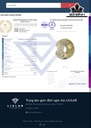 Mặt Dây Chuyền Quan Âm Tọa Nguyệt Đá Thạch Anh Tóc Vàng Cao 41,57 Ngang 38,43 Sâu 13,72 (mm) 129,53cts