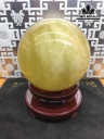 Bi Cầu Đá Thạch Anh Vàng Sao  Đường Kính Hạt 17 (cm) 7,3kg