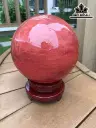 Bi Cầu Thủy Tinh Đỏ Đường Kính Hạt 18 (cm) 8,5kg