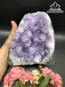 Tinh Thể Đá Thạch Anh Tím Nổi Hoa Cao 16 Ngang 15,8 Sâu 9,5 (cm) 6kg