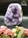 Tinh Thể Đá Thạch Anh Tím Nổi Hoa Cao 16 Ngang 15,8 Sâu 9,5 (cm) 6kg