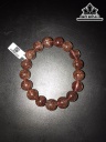 Vòng Tay Đá Thạch Anh Tóc Đỏ Nâu Đường Kính Hạt 12,5 (mm) 45,2g