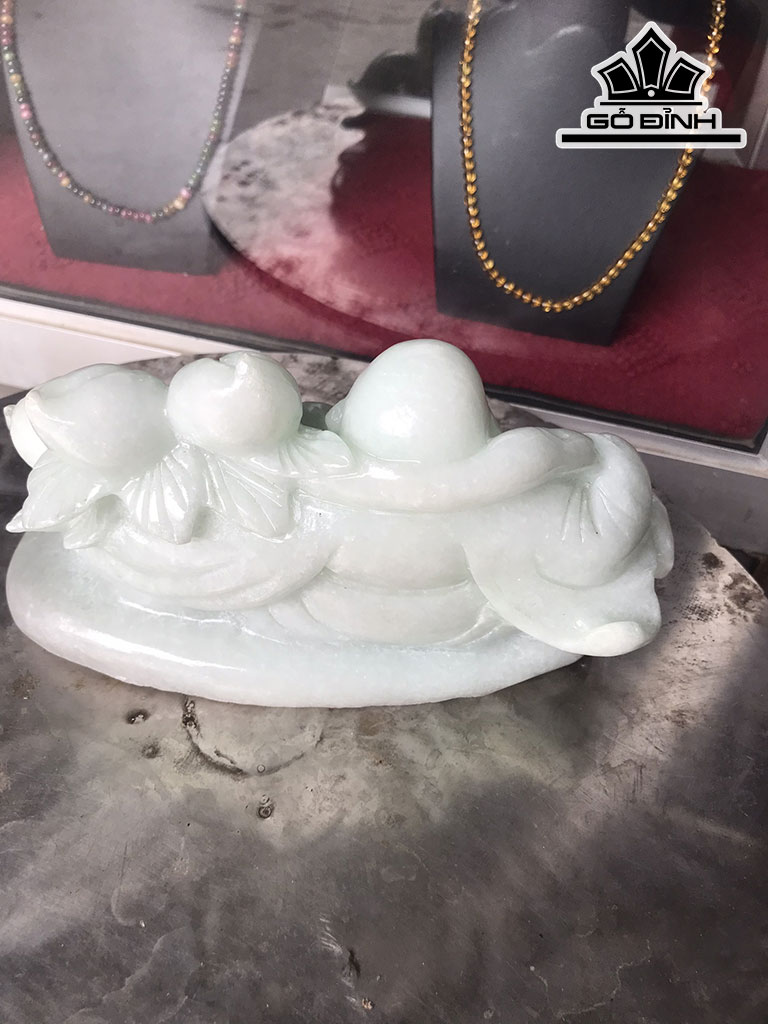 Di Lặc Đá Canxit Yên Bái Cao 16 Ngang 21 (cm) 3,4kg