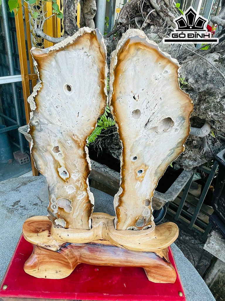 Tác Phẩm Cặp Đá Mã Não Cao 59 (cm) 10,8kg