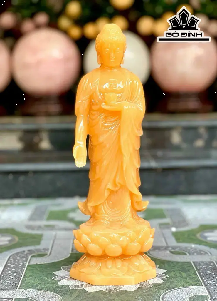 Bộ Tam Thế Phật Đá Ngọc Hoàng Long Cao 41 Ngang 14 (cm) 18,5kg