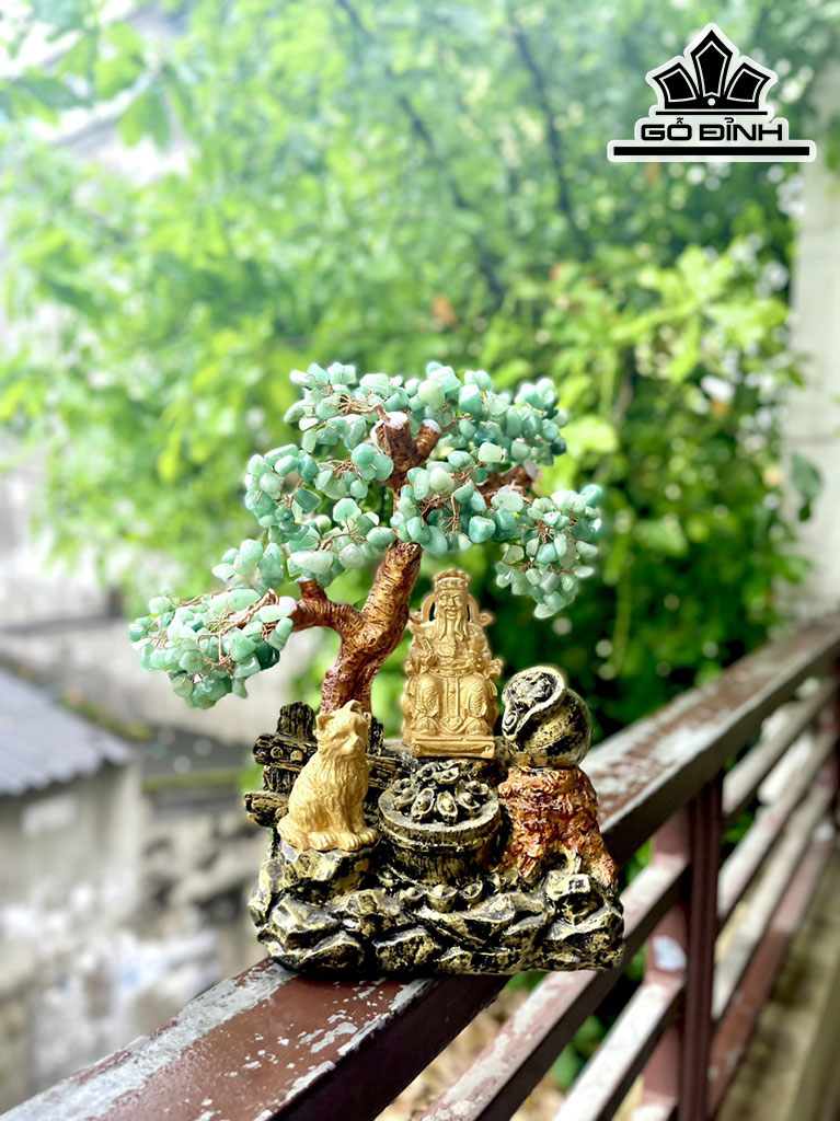 Cây Tài Lộc Đá Vụn Thạch Anh