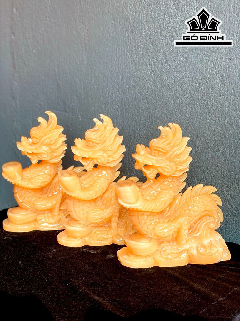 Long Kim Tiền Đá Ngọc Hoàng Long Cao 20 Ngang 15 (cm) 1,8kg